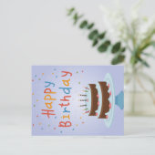 Gelukkige verjaardagskaart feestdagenkaart (Staand voorkant)