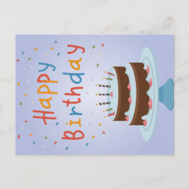 Gelukkige verjaardagskaart feestdagenkaart