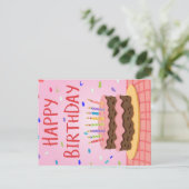Gelukkige verjaardagskaart feestdagenkaart (Staand voorkant)