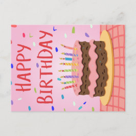 Gelukkige verjaardagskaart feestdagenkaart