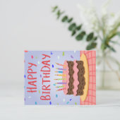 Gelukkige verjaardagskaart feestdagenkaart (Staand voorkant)