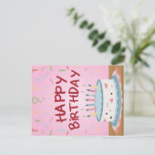 Gelukkige verjaardagskaart feestdagenkaart (Staand voorkant)