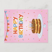 Gelukkige verjaardagskaart feestdagenkaart (Voorkant)