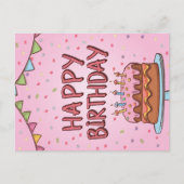 Gelukkige verjaardagskaart feestdagenkaart (Voorkant)