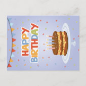 Gelukkige verjaardagskaart feestdagenkaart (Voorkant)