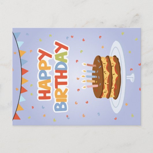 Gelukkige verjaardagskaart feestdagenkaart (Voorkant)