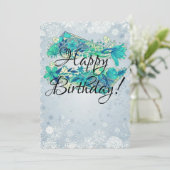 Gelukkige verjaardagskaart kaart (Staand voorkant)