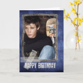 Gelukkige verjaardagskaart kaart (Gele Bloem)