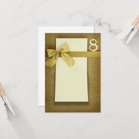 Gelukkige verjaardagskaart kaart (Voorkant / Achterkant in situ)