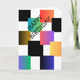 Gelukkige verjaardagskaart kaart