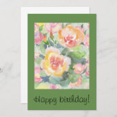 Gelukkige verjaardagskaart kaart (Voorkant / Achterkant)