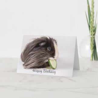 Gelukkige Verjaardagskaart Leuke cavia eten Kaart