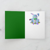 Gelukkige verjaardagskaart met Bunny Kaart (Binnen)