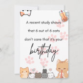 Gelukkige verjaardagskaart / uitnodiging (Voorkant)