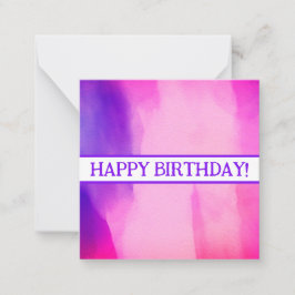 Gelukkige verjaardagskaarten, schattig, voorraad o notitiekaartje