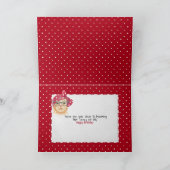 Gelukkige Verjaardagskat en ballonnen Kaart (Binnen)