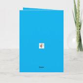 Gelukkige Verjaardagskat in Coronavirus Gezichtsma Feestdagen Kaart (Achterkant)