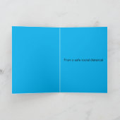 Gelukkige Verjaardagskat in Coronavirus Gezichtsma Feestdagen Kaart (Binnen)