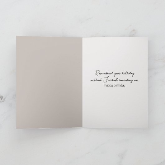 Gelukkige Verjaardagskip van FirstBorn Kaart (Binnen)