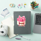 Gelukkige verjaardagsknippen sticker (iPad Cover)