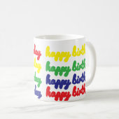 Gelukkige verjaardagskoffie mok (Voorkant rechts)