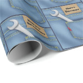 Gelukkige Verjaardagsleuf in Pocket Cadeaupapier (Rol Hoek)