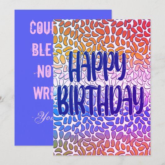 Gelukkige verjaardagsliefde! (Voorkant / Achterkant)