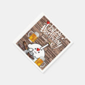 Gelukkige Verjaardagspapier servetten, Bier Servet (Hoek)