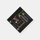 Gelukkige Verjaardagspapier Servetten Zuster in Re (Hoek)