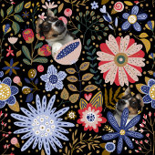 Gelukkige Verjaardagspark Meisje Picnic Party Bann Spandoek