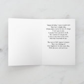 Gelukkige Verjaardagspartner Kaart (Binnen)