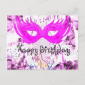 Gelukkige Verjaardagspret Briefkaart (Voorkant)