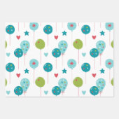 Gelukkige Verjaardagspret Inpakpapier Vel (Voorkant 3)