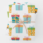 Gelukkige Verjaardagspret Inpakpapier Vel (In situ)