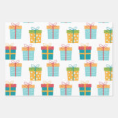 Gelukkige Verjaardagspret Inpakpapier Vel (Voorkant)