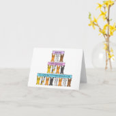 Gelukkige Verjaardagsstap Kleindochter Kaart (Gele Bloem)