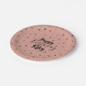 Gelukkige Verjaardagssterren Papieren Bordje (Gekanteld)