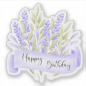 Gelukkige verjaardagssticker sticker (Voorkant)