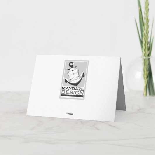 gelukkige verjaardagsstreep kaart (Achterkant)