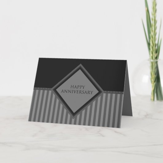 gelukkige verjaardagsstrepen kaart (Voorkant)