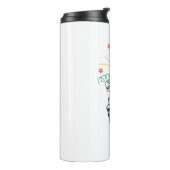 Gelukkige verjaardagstaart thermosbeker (Gedraaid links)