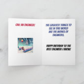 Gelukkige Verjaardagstechnicus Kaart (Binnen)