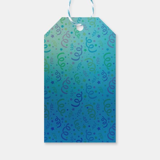 Gelukkige Verjaardagstrein met Leuke Dieren Wensen Cadeaulabel (Achterkant)