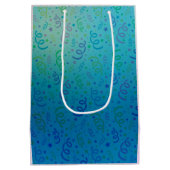 Gelukkige Verjaardagstrein met Leuke Dieren Wensen Medium Cadeauzakje (Achterkant)