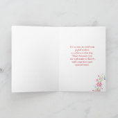 Gelukkige Verjaardagsveld Bloemkrans Special Joyfu Kaart (Binnen)