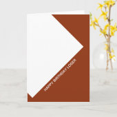 gelukkige verjaardagsverliezer kaart (Gele Bloem)