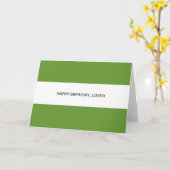 gelukkige verjaardagsverliezer kaart (Gele Bloem)