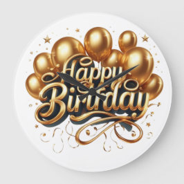 Gelukkige Verjaardagswens Grote Klok