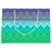 Gelukkige Verjaardagswensen Grote Document Giftzak Groot Cadeauzakje (Voorkant)