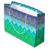 Gelukkige Verjaardagswensen Grote Document Giftzak Groot Cadeauzakje (Achterkant Gekanteld)